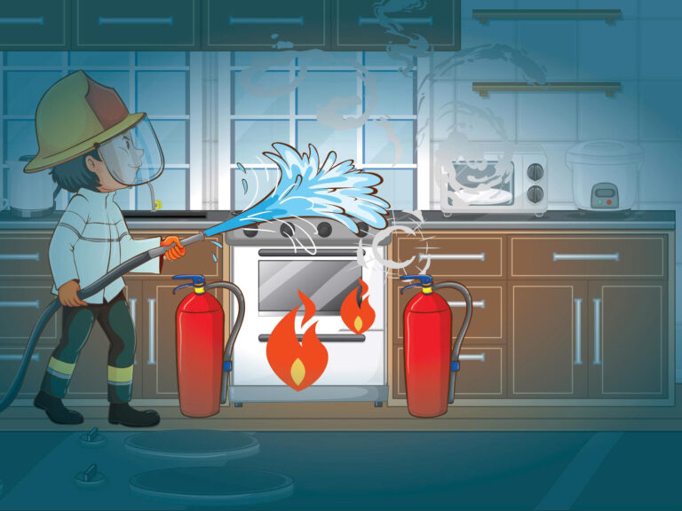 Timely extinguishing of midnight fire at barbecue restaurant